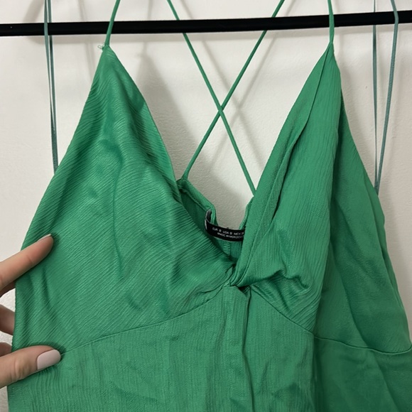 Spaghetti strap cross cross maxi dress - Picture 2 of 4